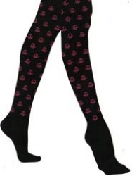 Roller Bones Knee High Sock Multi Logo